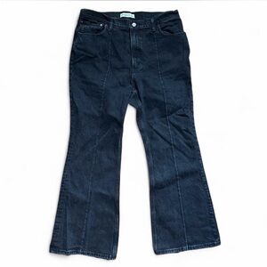Abercrombie & Fitch Black Flared High Rise Jeans